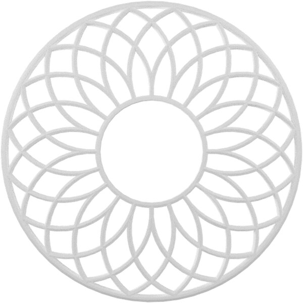 Ekena Millwork Cannes Architectural Grade PVC Pierced Ceiling Medallion, 38"OD x 13"ID x 1"P CMPP38CN - main